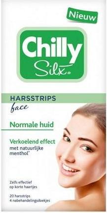 Immagine prodotto Chilly’s Strisce di cera per il viso Chilly Silx per pelli normali 20 pezzi (1 x, 980 g)