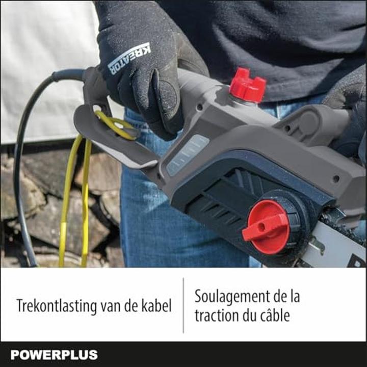 Produktbild Powerplus Kettensäge 2200W 400mm - 1 Acc. (Elektro Kettensäge)