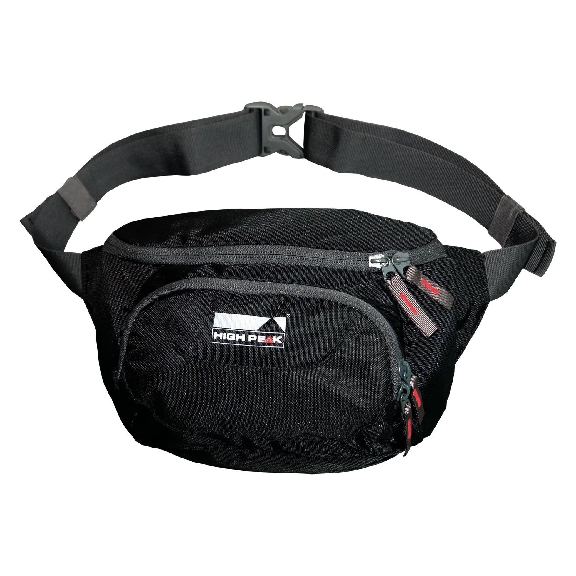 High Peak, Unisex, Bauchtasche, Gürteltasche Tigra 32075, Schwarz