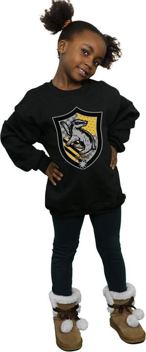Produktbild Hufflepuff Crest Flat Sweatshirt Mädchen (140, 146)