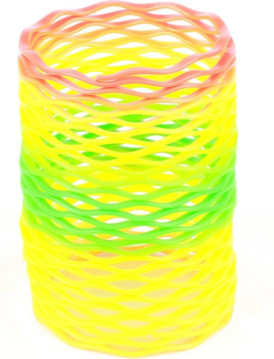 Actual product image Toi-Toys Wavy bow spring rainbow
