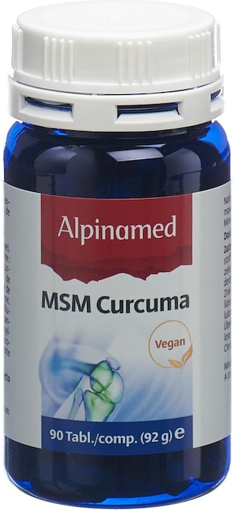 Image du produit Alpinamed MSM Curcuma (90 pièce(s), Cachets, 128 g)