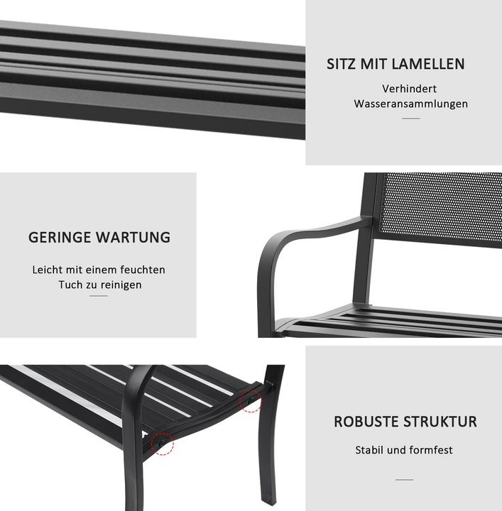Produktbild Outsunny Parkbank