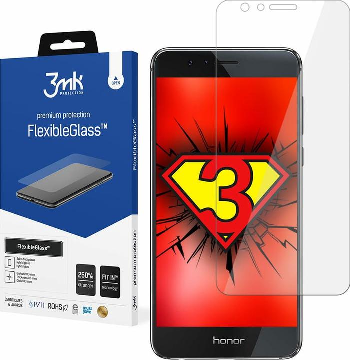 Actual product image 3MK FlexibleGlass Huawei Honor 8 Szkło Hybrydowe (1 pcs., Huawei Honor 8)