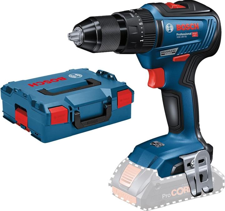 Image du produit Bosch Professional GSB 18V-55 (Fonctionnement sur batterie)
