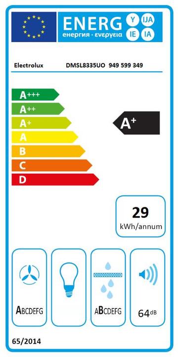 Energy Label Electrolux DMSL8335UO
