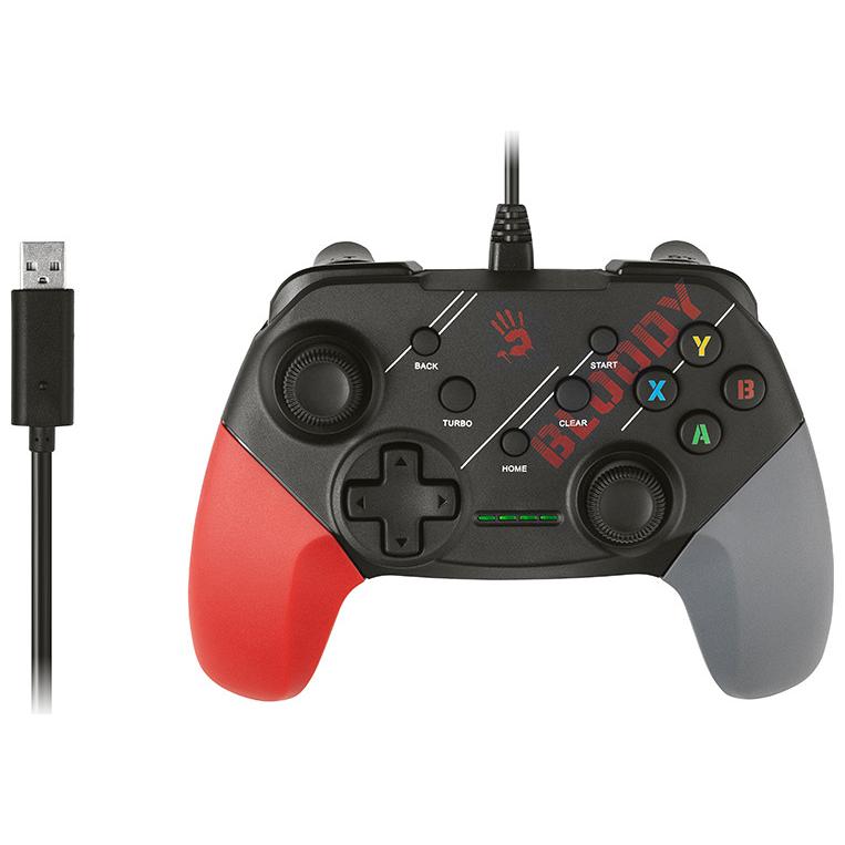 A4Tech 47404 Sangue GP30 Sport Rosso USB (Android, PS3, Switch), Controller gaming, Rosso