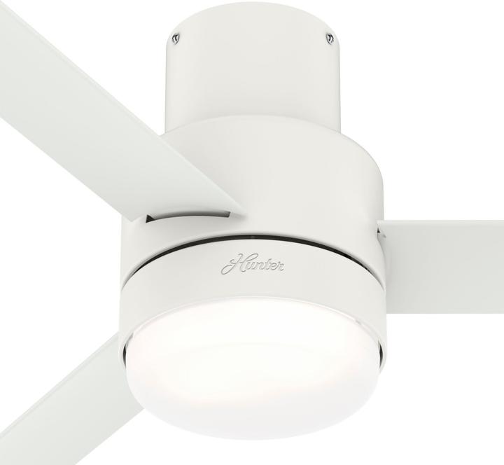 Produktbild Hunter Fans Deckenventilator Gilmour Weiss mit Licht (41 dB)