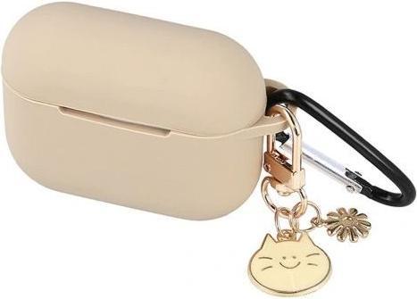 Produktbild OEM Tasche für Airpods Pro 2 carmel mit Anhänger (Kopfhörer Tasche)