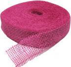 Actual product image Vosteen Band Jute, B50mm, L40m, pink