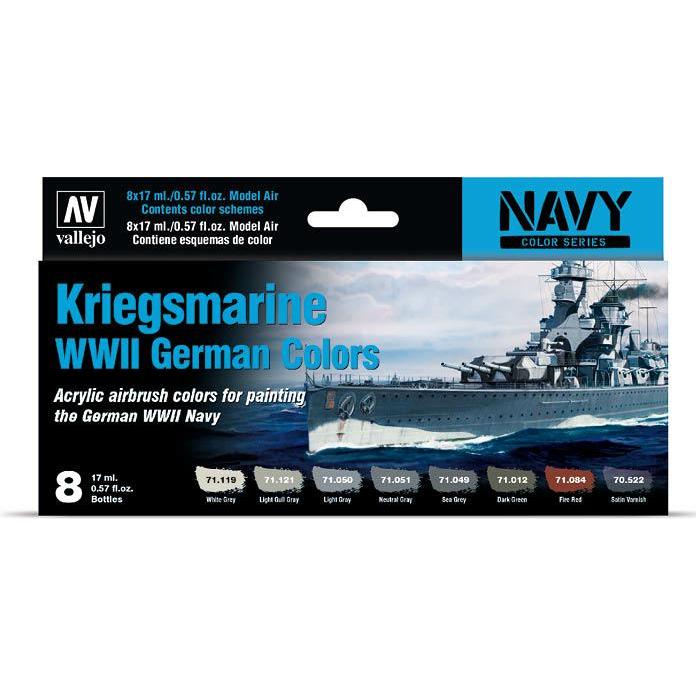 Vallejo, Künstlerfarbe + Bastelfarbe, 71.615 (Kriegsmarine WWII German Colors, 17 ml)