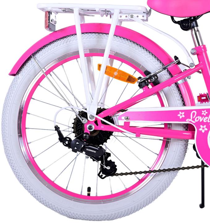 Actual product image Volare Lovely Kinderfiets - Meisjes - 20 inch - Roze - 7 versnellingen (20")