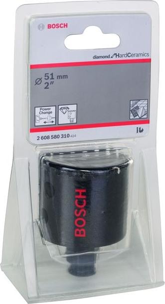 Image du produit Bosch Professional Zubehör Scie cloche diamantée Diamond for Hard Ceramics, 51 mm, 2 pouces (51 millimètres)