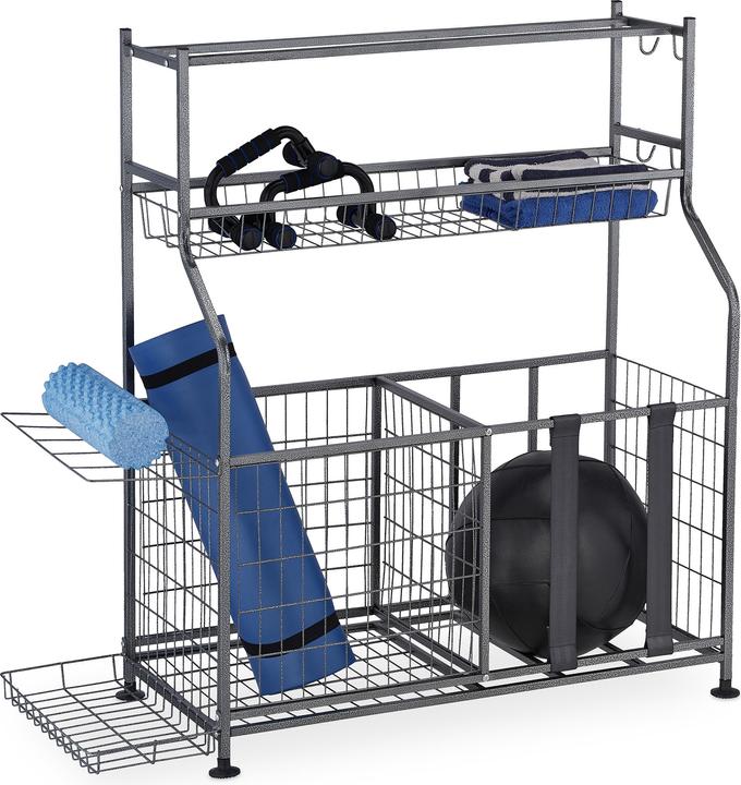 Relaxdays Rangement des équipements sportifs