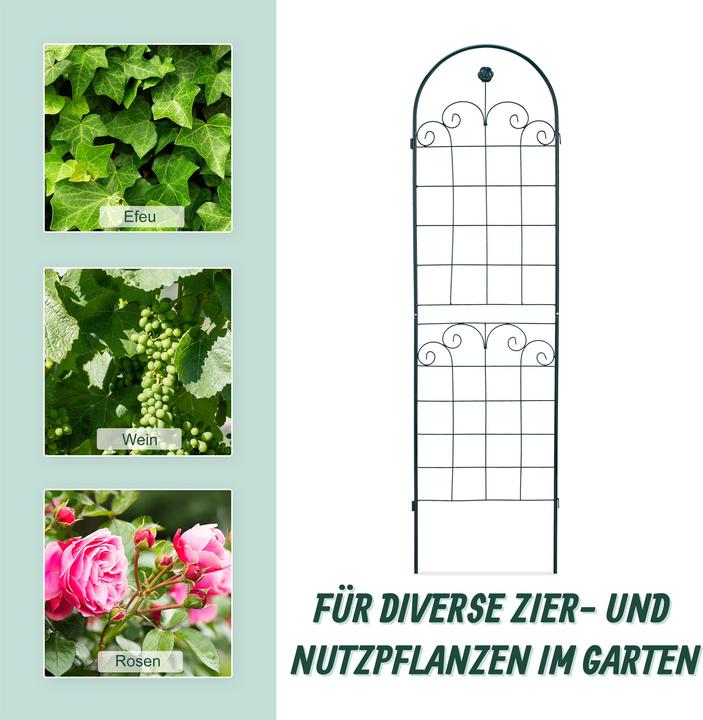 Immagine prodotto Relaxdays Set da 2 grigliati per rampicanti (1.50 cm, 50 cm)