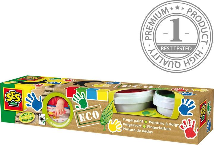 Actual product image Ses ECO finger painting (Multicoloured, 110 ml)