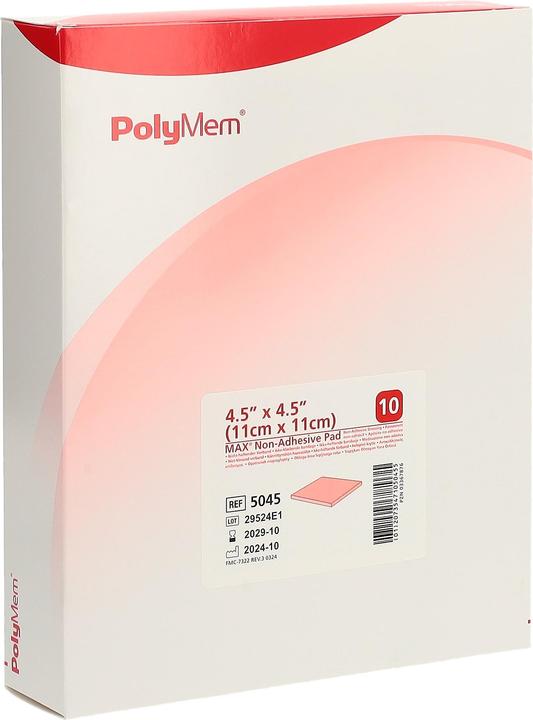 Actual product image PolyMem MAX Superabsorber 11x11cm n Adh st 10 pcs