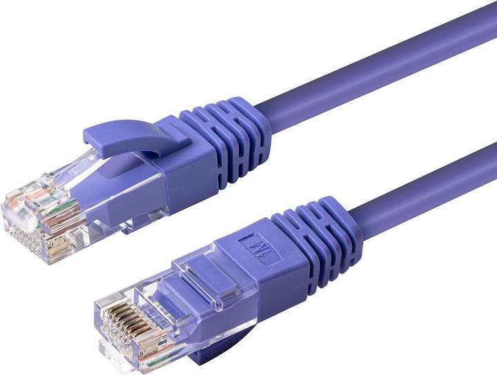 Actual product image MicroConnect CAT6A UTP 30m Purple LSZH (U/UTP, CAT6a, 30 m)
