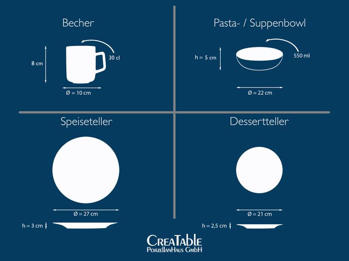 Image du produit CreaTable Lavastein (24 pcs)