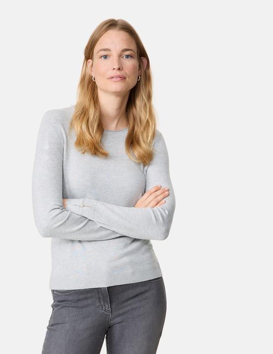 Produktbild Gerry Weber Langarmpullover aus nachhaltigem Feinstrick Pullover Langarm Rundhals - 63486 (40)