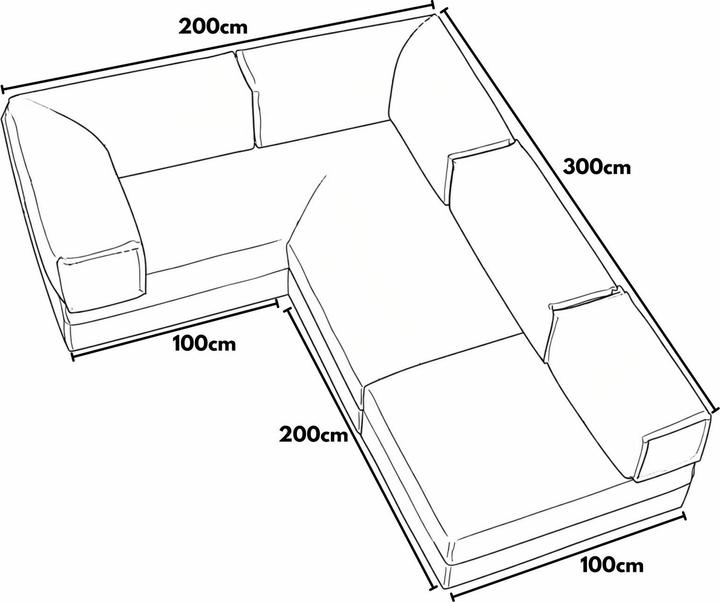 Produktbild Atelier del Sofa Kanyon Corner Sofa-Bed (Ecksofa)