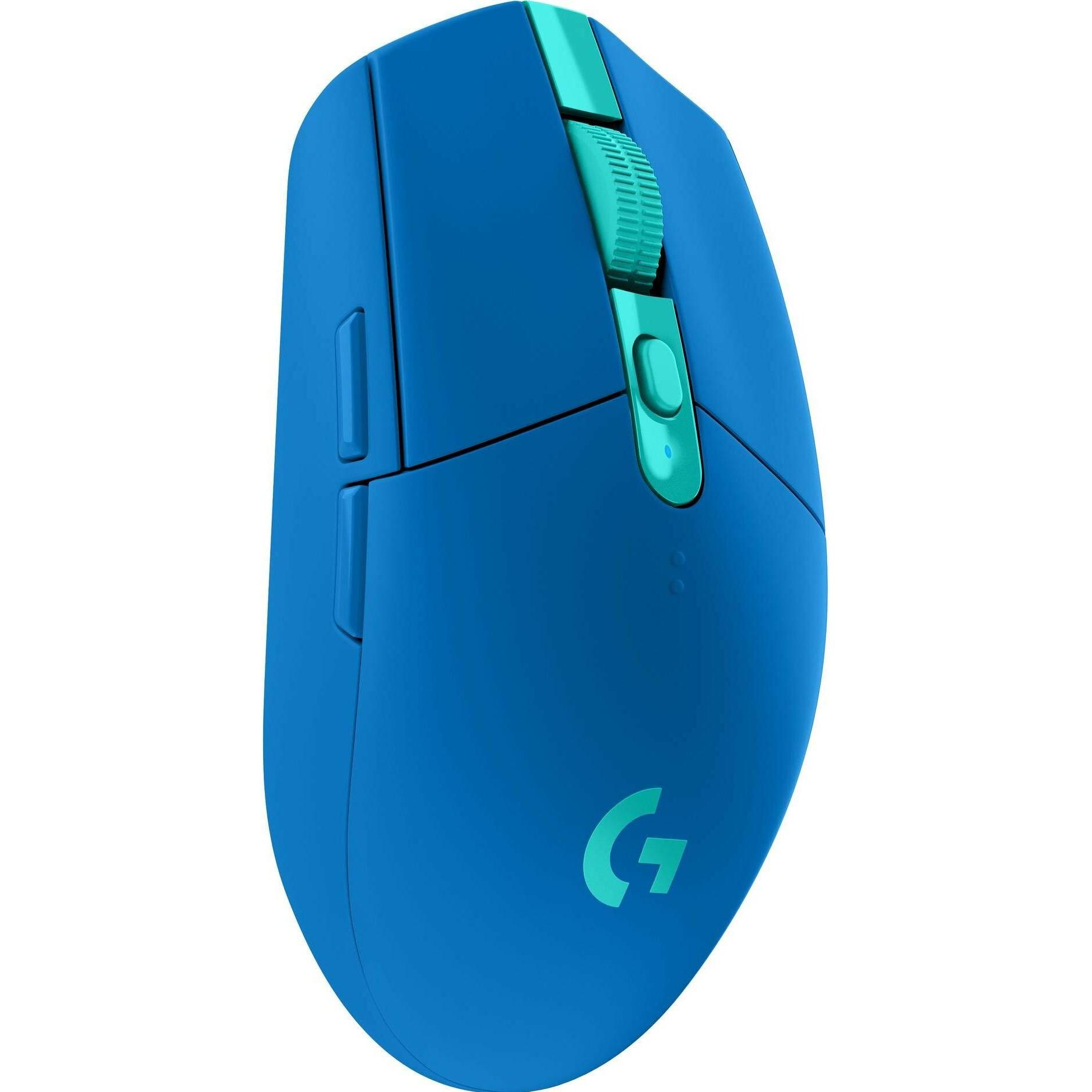 Logitech G G305 (Kabellos), Maus, Blau