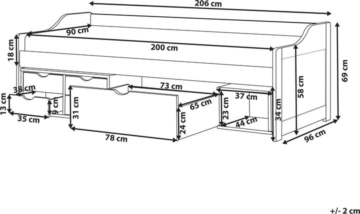Actual product image Beliani Royville (90 x 200 cm)