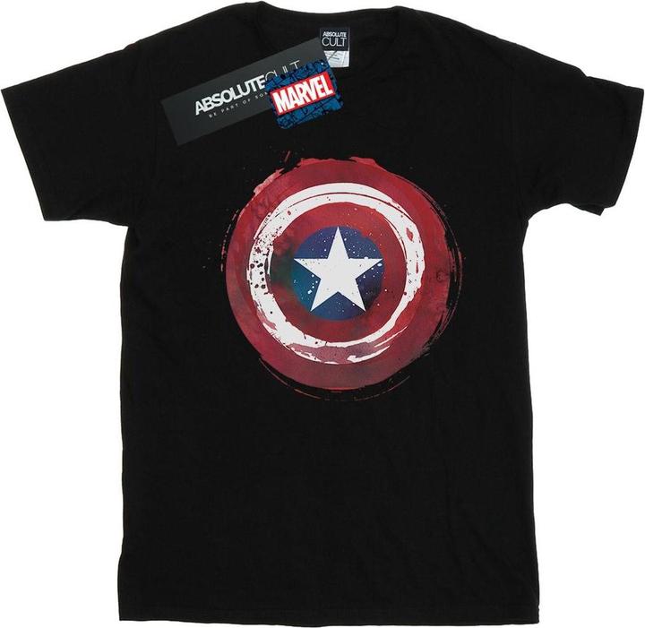 Produktbild Captain America Splatter Shield TShirt (L)