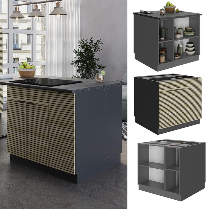 Produktbild Vicco Kücheninsel Fame-Line (90 x 81.60 x 82 cm)