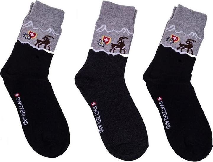 Actual product image TopSpirit Socks "Capricorn" (pack of 3, 34, 35, 36, 37, 38)