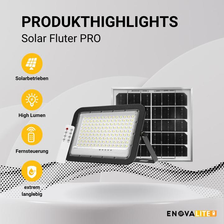 Produktbild Enovalite Solar LED-Fluter (800 lm, IP65)