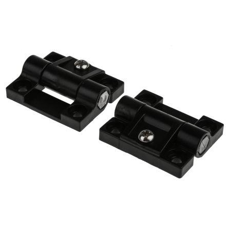 Rs Pro, Türbeschlag + Scharnier, Black adj friction hinge,43x36.5x6mm