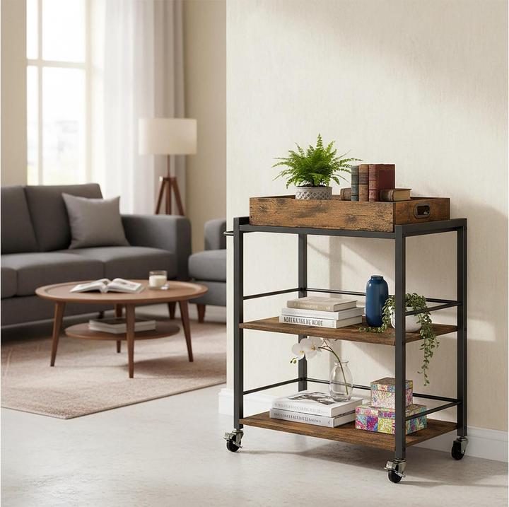 Actual product image Relaxdays bar trolley
