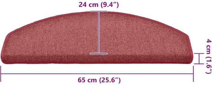Immagine prodotto vidaXL Stufenmatte (65 x 24 cm)
