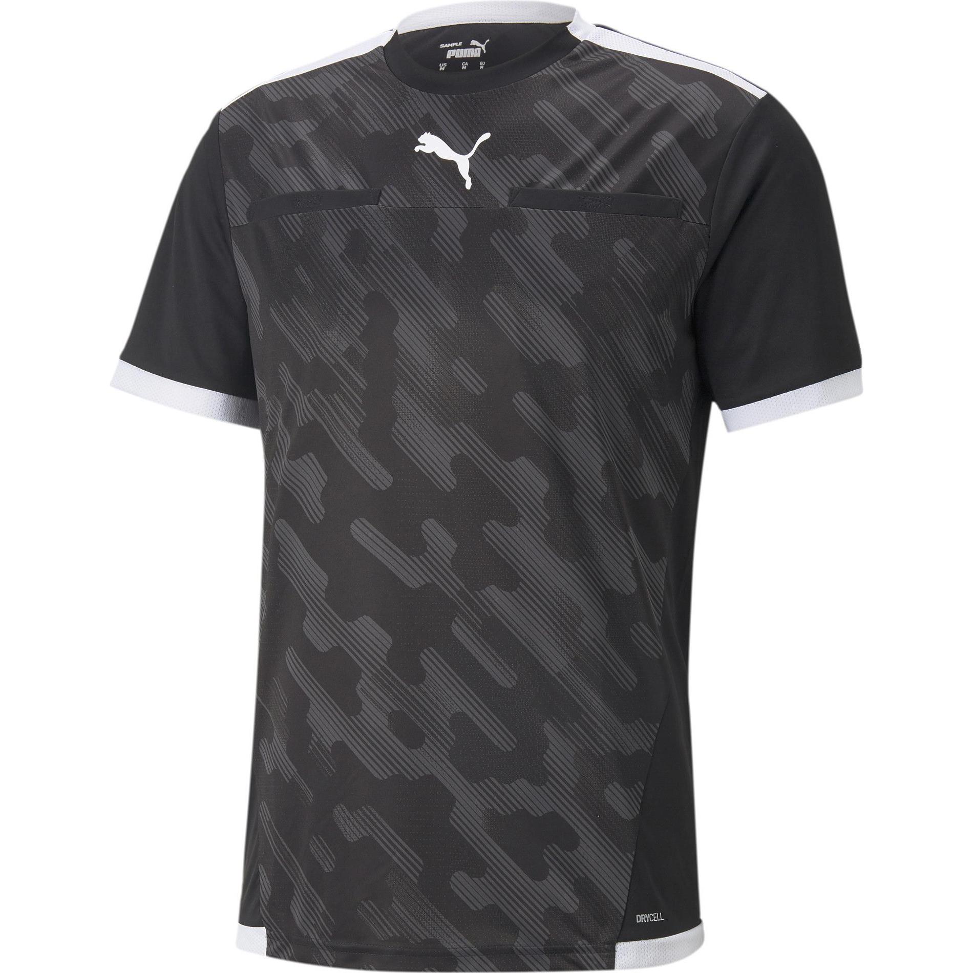 Puma, Herren, Sportshirt, teamLIGA Referee Jersey (4XL), Schwarz, 4XL
