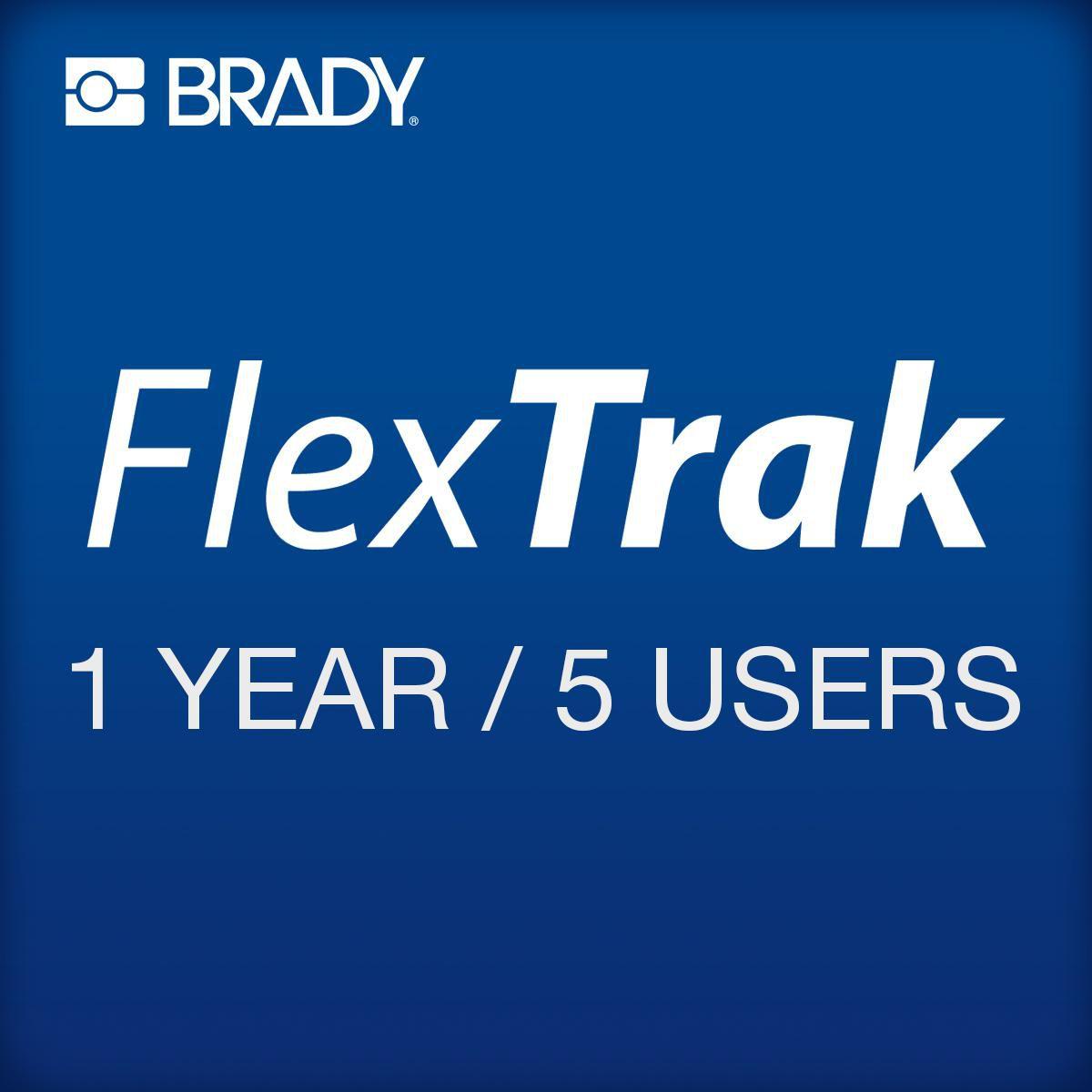 Brady, Etiketten, FlexTrak 1 year subscription