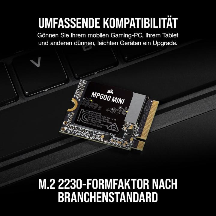 Image du produit Corsair MP600 MINI (2000 Go, M.2 2230)
