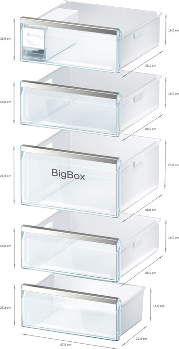 Actual product image Bosch Hausgeräte GSN58AWDP (Stand-alone, 366 l)