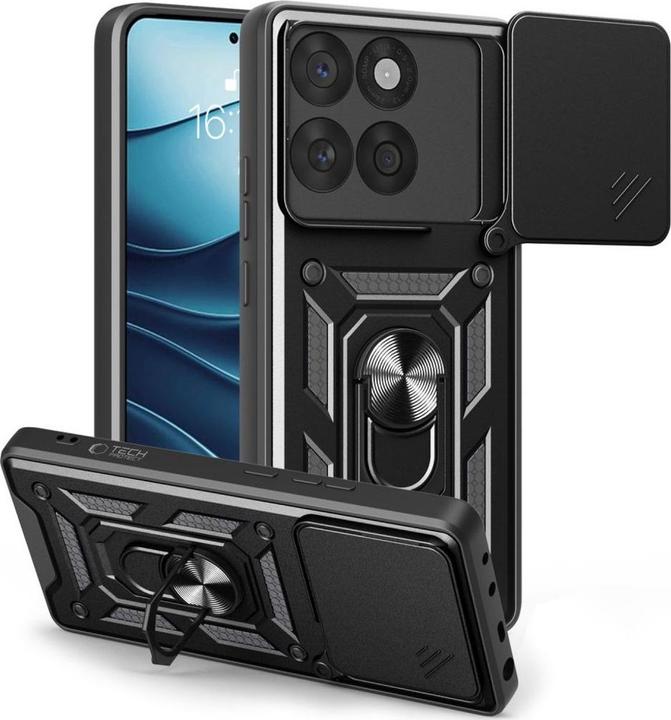 Produktbild Tech-Protect CamShield Pro Hülle für Motorola Edge 60 Fusion - Schwarz (Motorola Edge 60 Fusion)