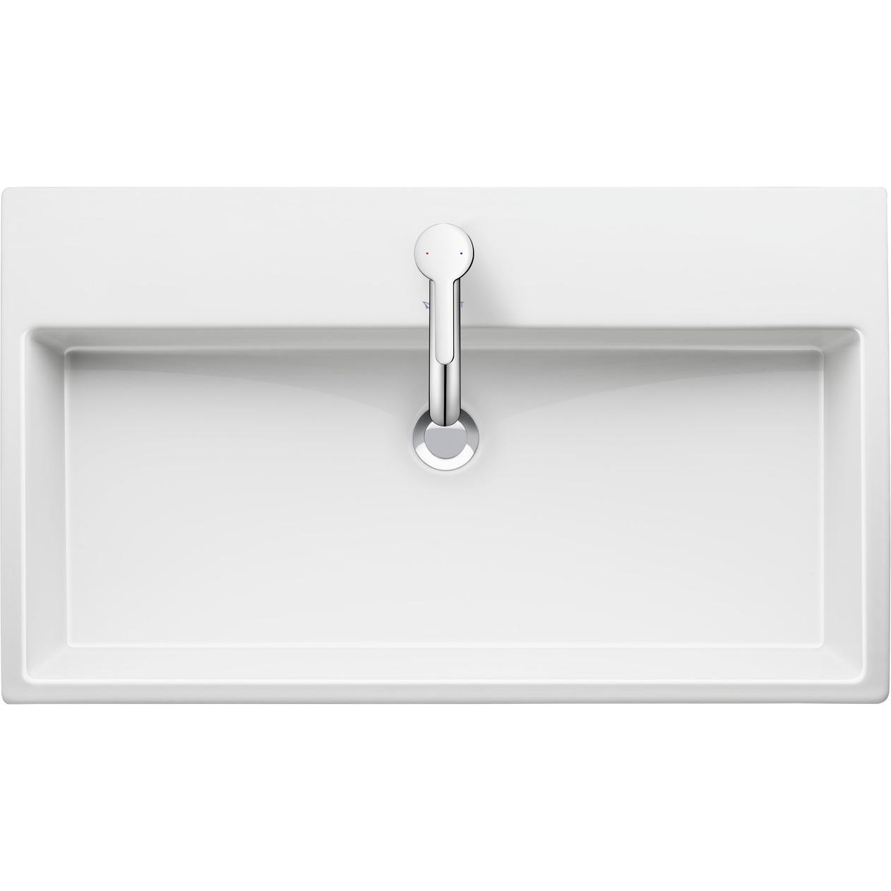 Duravit, Waschbecken, Waschtisch VERO AIR o ÜL m HLB 800x470mm o Hahnloch weiss WG (470 mm, 800 mm)