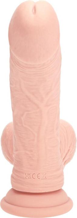 Produktbild RealRock Dual Density Rechargeable Liquid Silicone Vibrator - Curved with Weighted Balls - 7 / 18 cm - Flesh