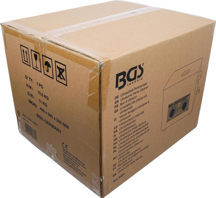 Immagine prodotto BGS Pulitore a ultrasuoni 15 l (40 kHz)