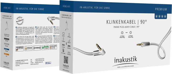 Actual product image Inakustik Premium MP3 (0.50 m, 3.5mm jack (AUX))