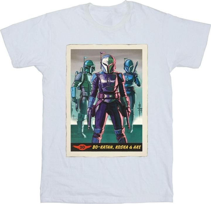 Actual product image Star Wars Mens The Mandalorian Bo-Katan Koska and Axe T-Shirt (XXL)