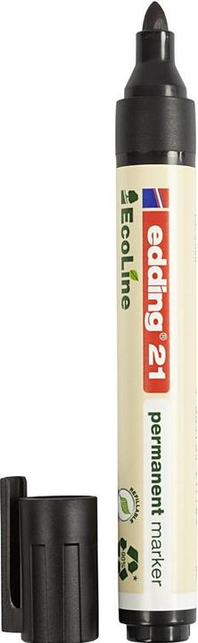 Image du produit Edding Marqueur permanent 21 (Noir, 3 mm, 1 x)