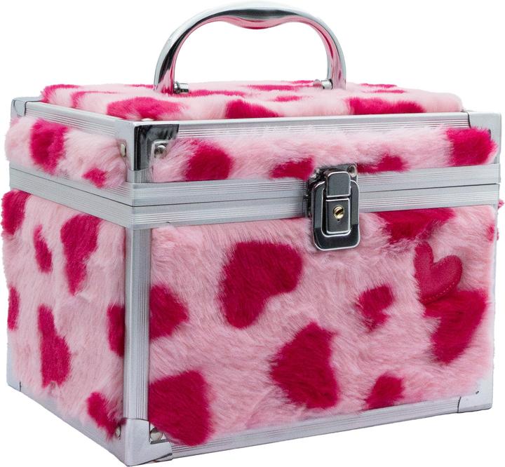 Actual product image Create It! - Love Filled Makeup Case Fluffy Hearts (84600)