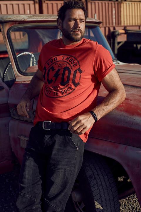 Actual product image JP1880 Large AC/DC Print Front Tee (6XL)