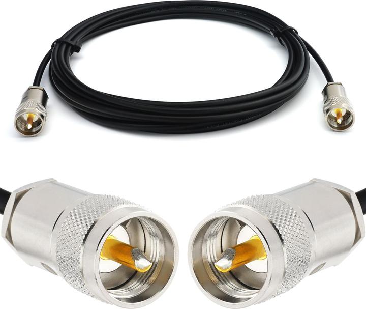 Immagine prodotto Rangeful PL259 to PL259 5m UHF RG58/U Coaxial Cable RG58-PL-PL-5