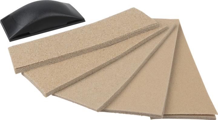 wolfcraft 1 Handschleifer-Set 51-tlg. (100, 120, 40, 60, 80)