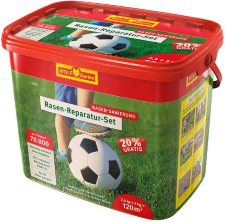 Produktbild Wolf-Garten Rasen Reparatur Set L 120 G (Rasensamen)